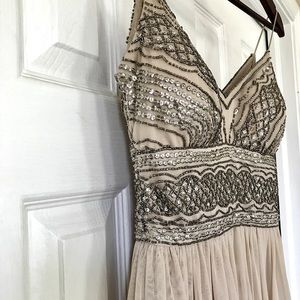 COPY - BHLDN floor length dress by Adrianna Papell